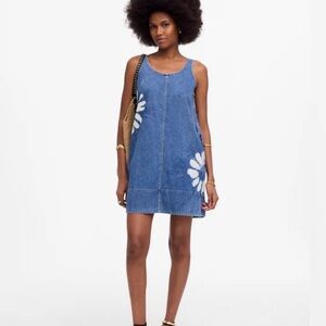 Madewell Denim Scoopneck Mini Dress